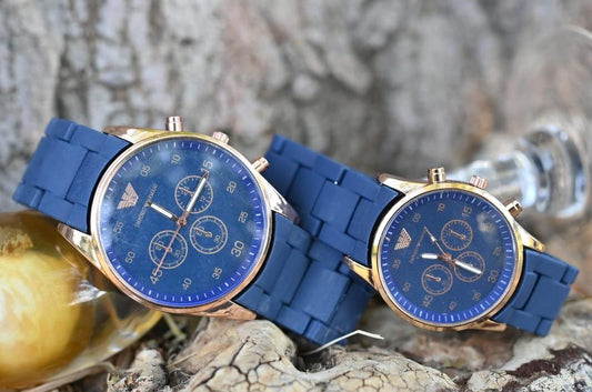 Couple's Chronograph Watches - Blue
