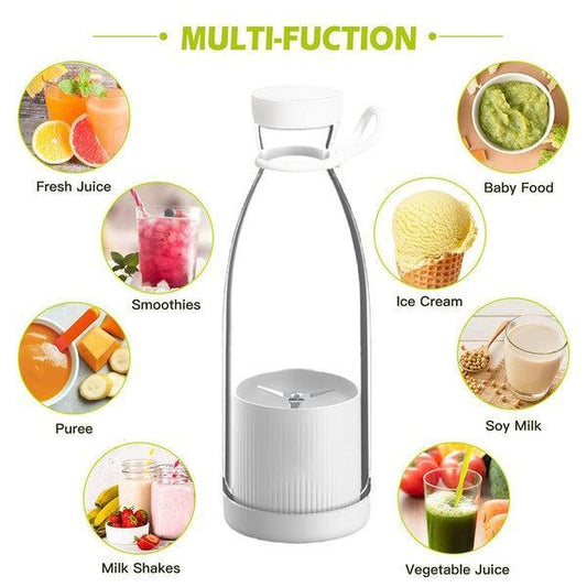 Portable & Rechargeable Mini Blender - 1 Pc Multi-Color Kitchen Essential