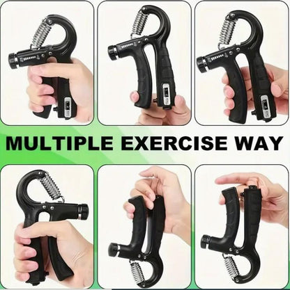 Hand Gripper Exercise With Counter
