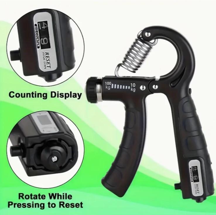Hand Gripper Exercise With Counter