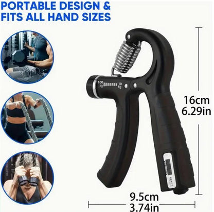 Hand Gripper Exercise With Counter