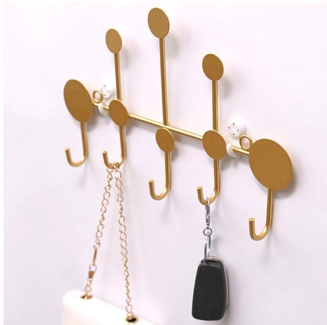 Elegant Golden Metal Wall Hanging - 1 Pc Beautiful Calligraphy Decor