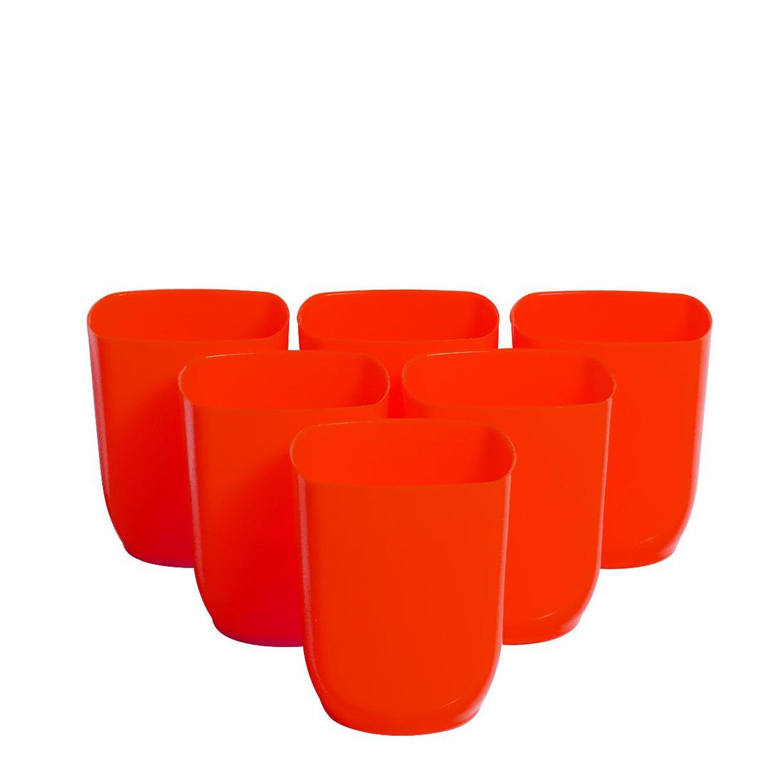 6-Piece Plastic Glass Set – Durable, Lightweight & Everyday Friendly