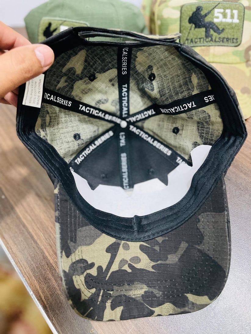 Unisex Cotton Baseball Cap - 1 Pc - Plain Design in Black & Green