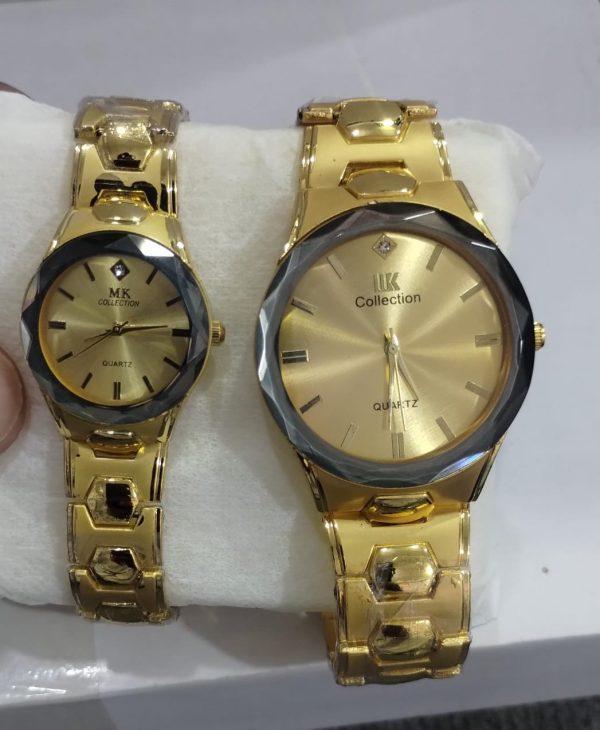 Unisex Couple Watches - 2 Pcs Analogue Timepieces for Every Occasion